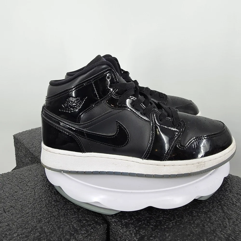 Nike Air Jordan 1 Mid SE GS Space Jam Black DV1337-004 Shoes 7Y W 8.5